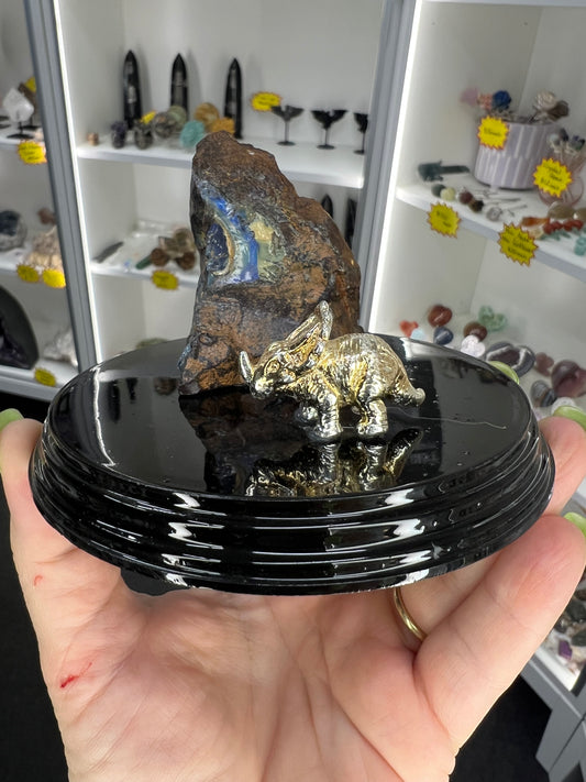 Boulder Opal with Dinosaur
