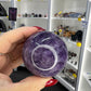 Chevron / Dream Amethyst Sphere with Stand