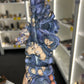 Blue Flower Agate Dragon on Sword