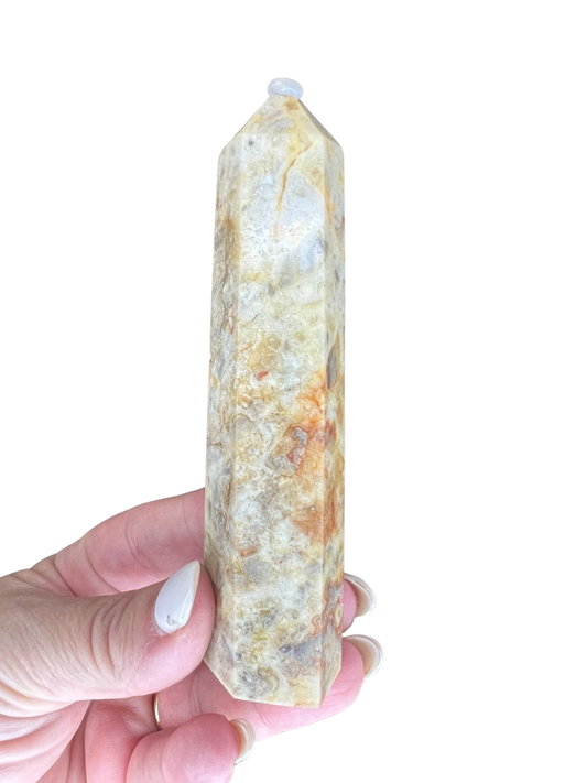 Crazy Lace Agate Tower