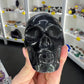 Black Fluorite Skull (UV Reactive)