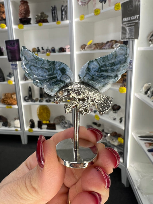 Moss Agate Eagle