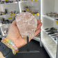 Rose Quartz Chunk on Stand