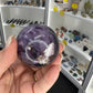 Purple Mica Sphere with Stand