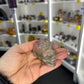 Rhodonite Skull with Snake