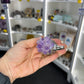 Amethyst Cluster on Silver Elephant