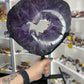 Amethyst Portal on Metal Stand