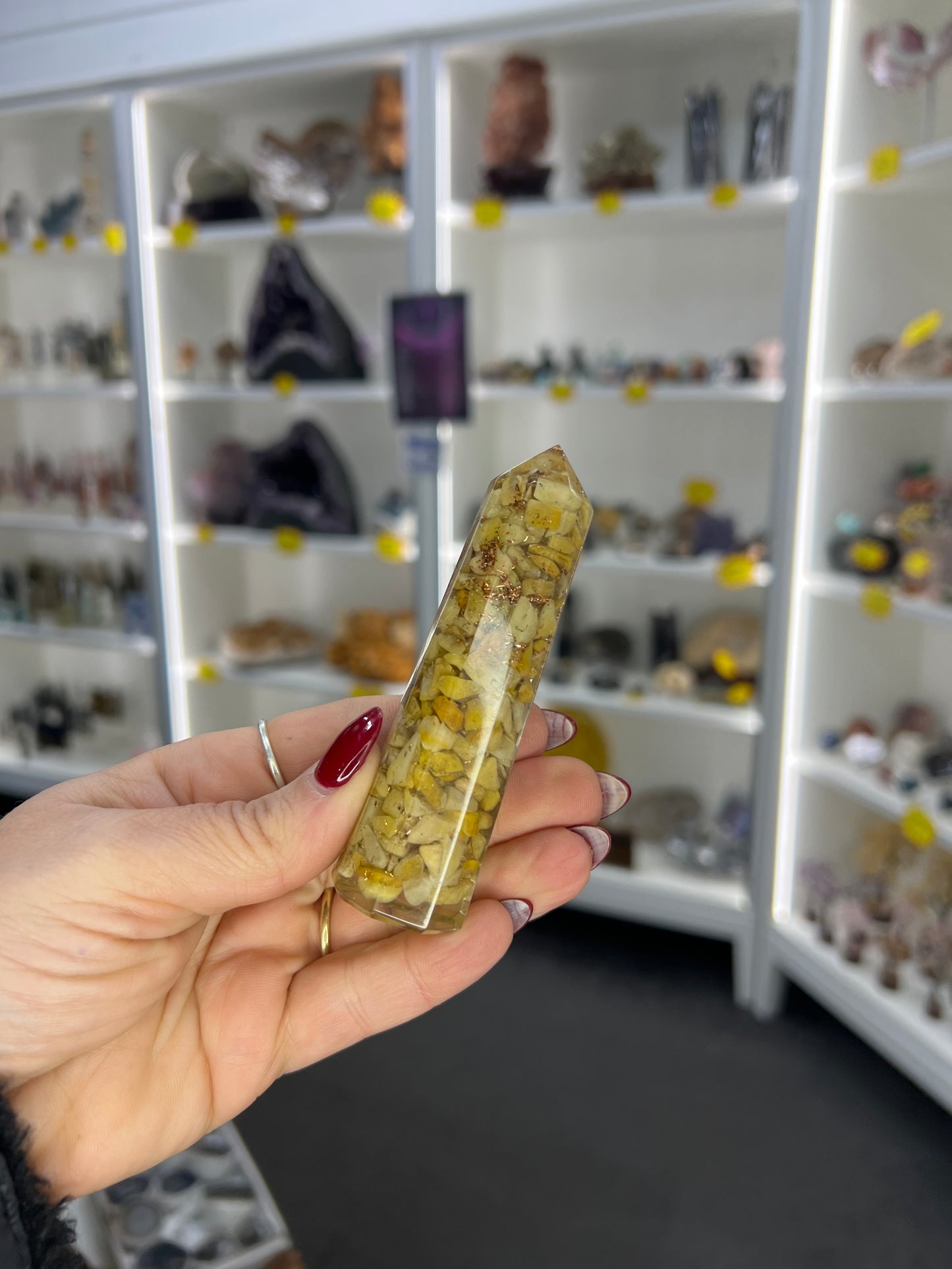 Yellow Aventurine Organite Tower
