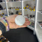 Selenite Sphere with Stand