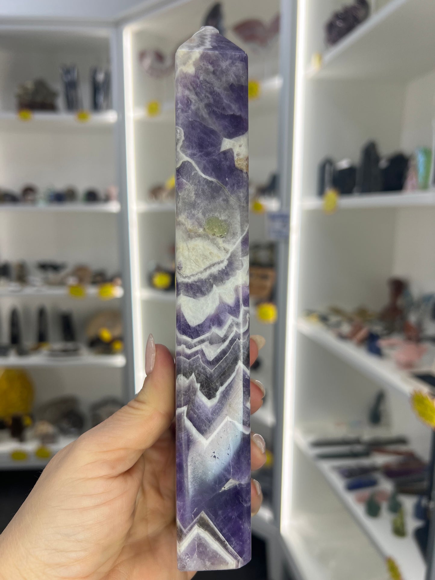 Chevron / Dream Amethyst Tower