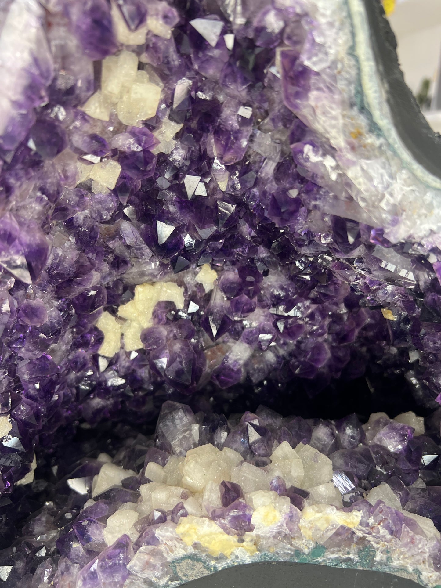 Amethyst Cave / Cathedral with Calcite Inclusions