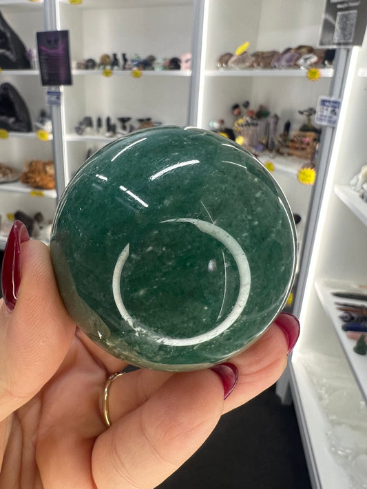 Green Aventurine Sphere with Stand