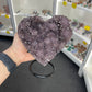 Amethyst Cluster Heart on Stand