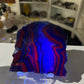 Black Fluorite Slab (UV reactive)