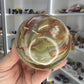 Green Onyx Sphere on Stand