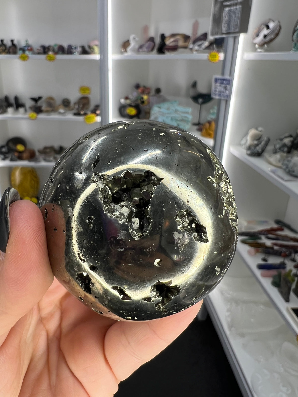 Pyrite Sphere with Stand
