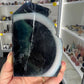 Black Fluorite Tower/Slab (UV Reactive)