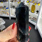 Black Fluorite Tower (UV Reactive)
