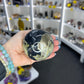 Volcano Agate Sphere on Stand (UV Reactive)