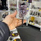 Amethyst Cluster Specimen on Stand