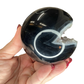 Geode Black Agate Sphere with Stand