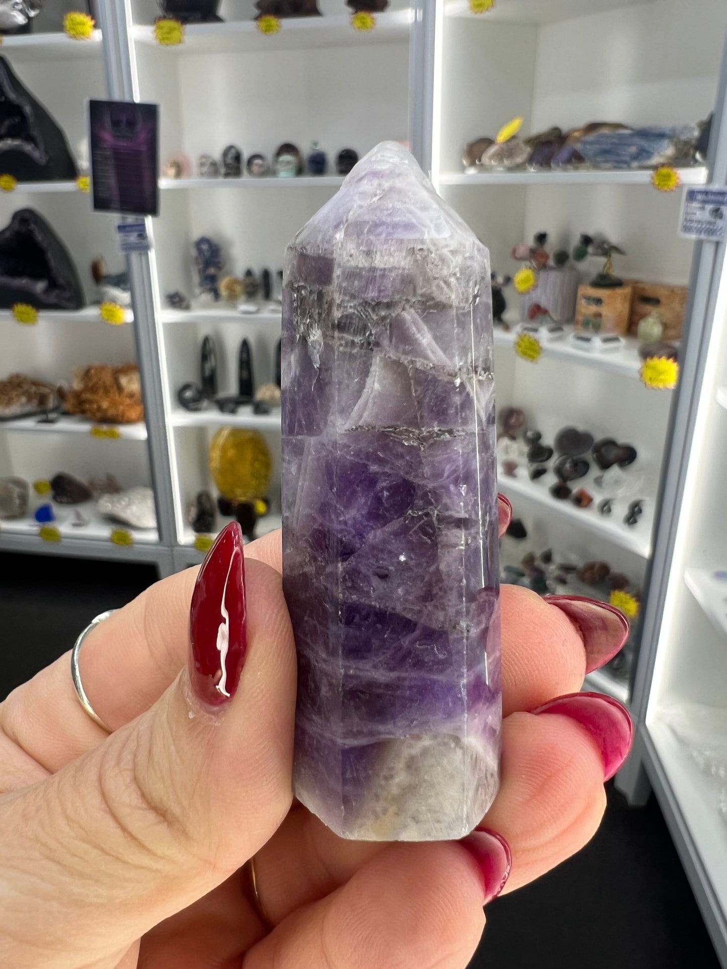 Chevron / Dream Amethyst Tower