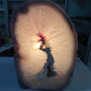 Blue Agate Lamp