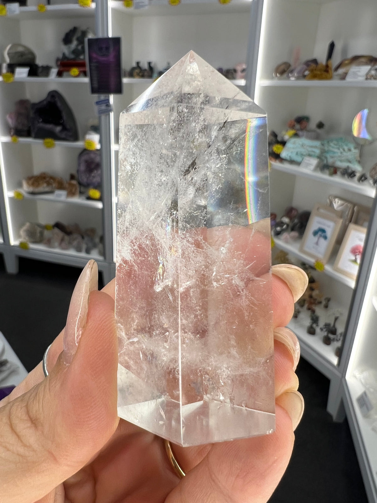 Clear Quartz Tower