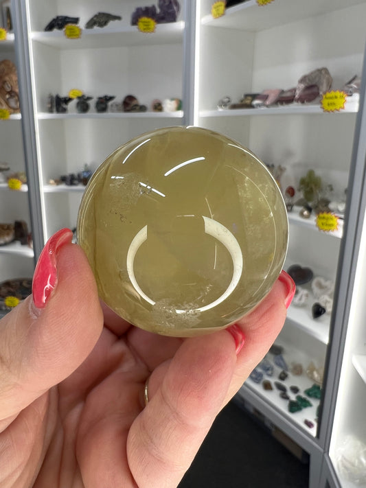 Citrine Sphere on Stand