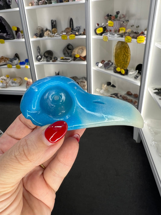 Luminous Crow Skull (Glow in the Dark)