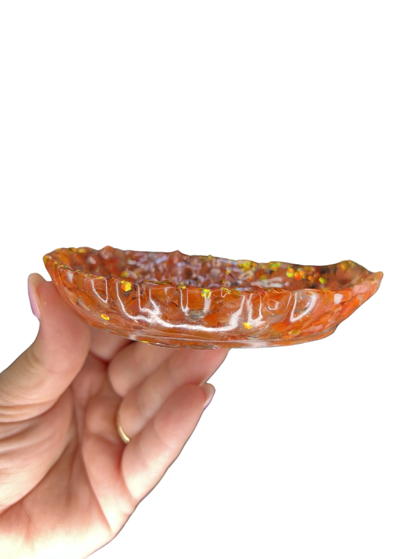 Red Jasper in Resin Bowl