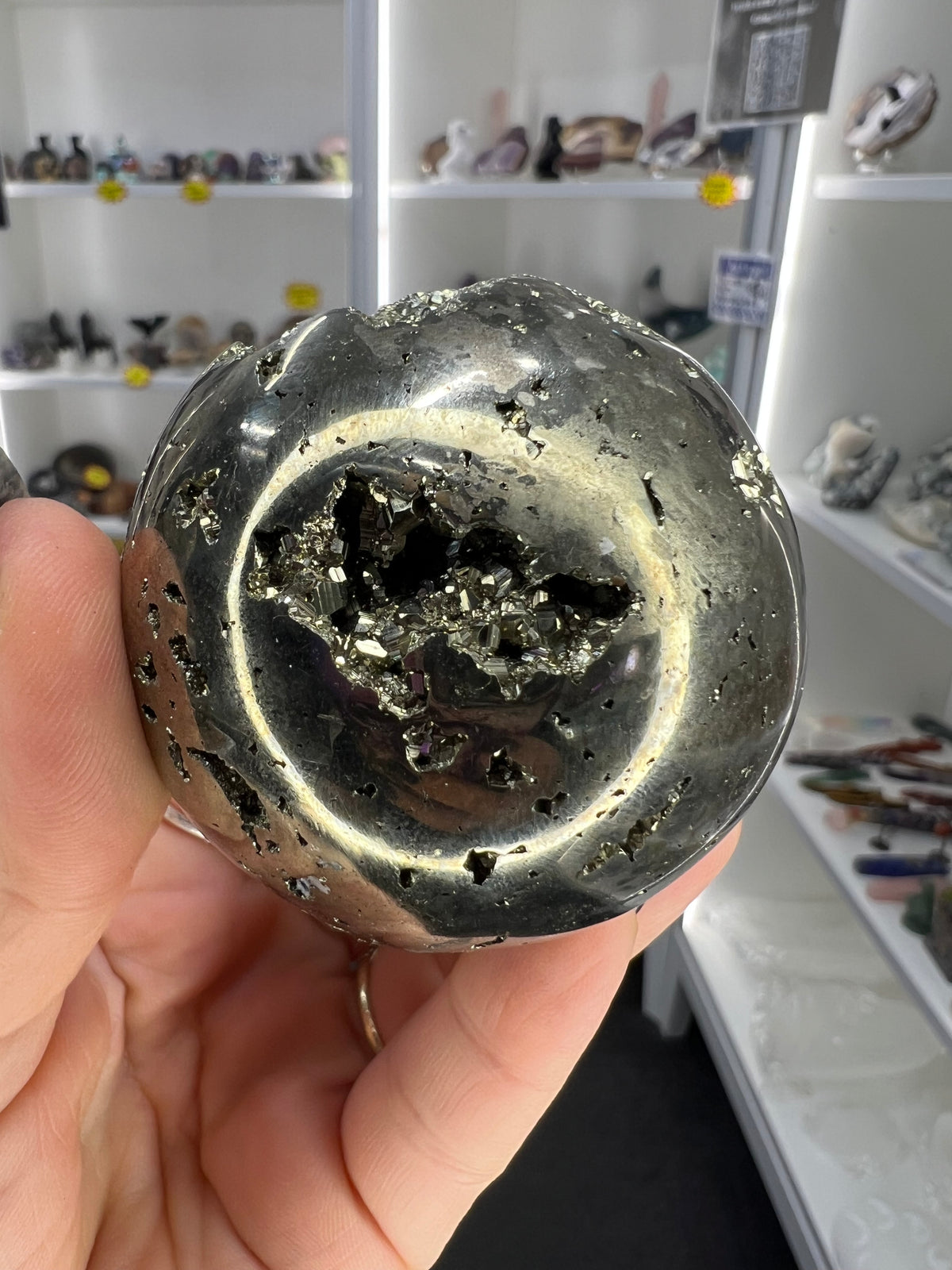 Pyrite Sphere with Stand