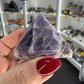 Chevron / Dream Amethyst Pyramid
