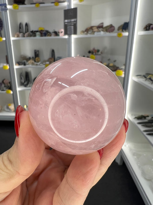Rose Quartz Sphere with Stand