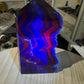 Black Fluorite Slab / Tower (UV Reactive)
