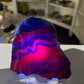 Black Fluorite Slab (UV reactive)