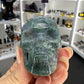 Moss Agate Skull