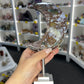Ocean Jasper Moon on Stand