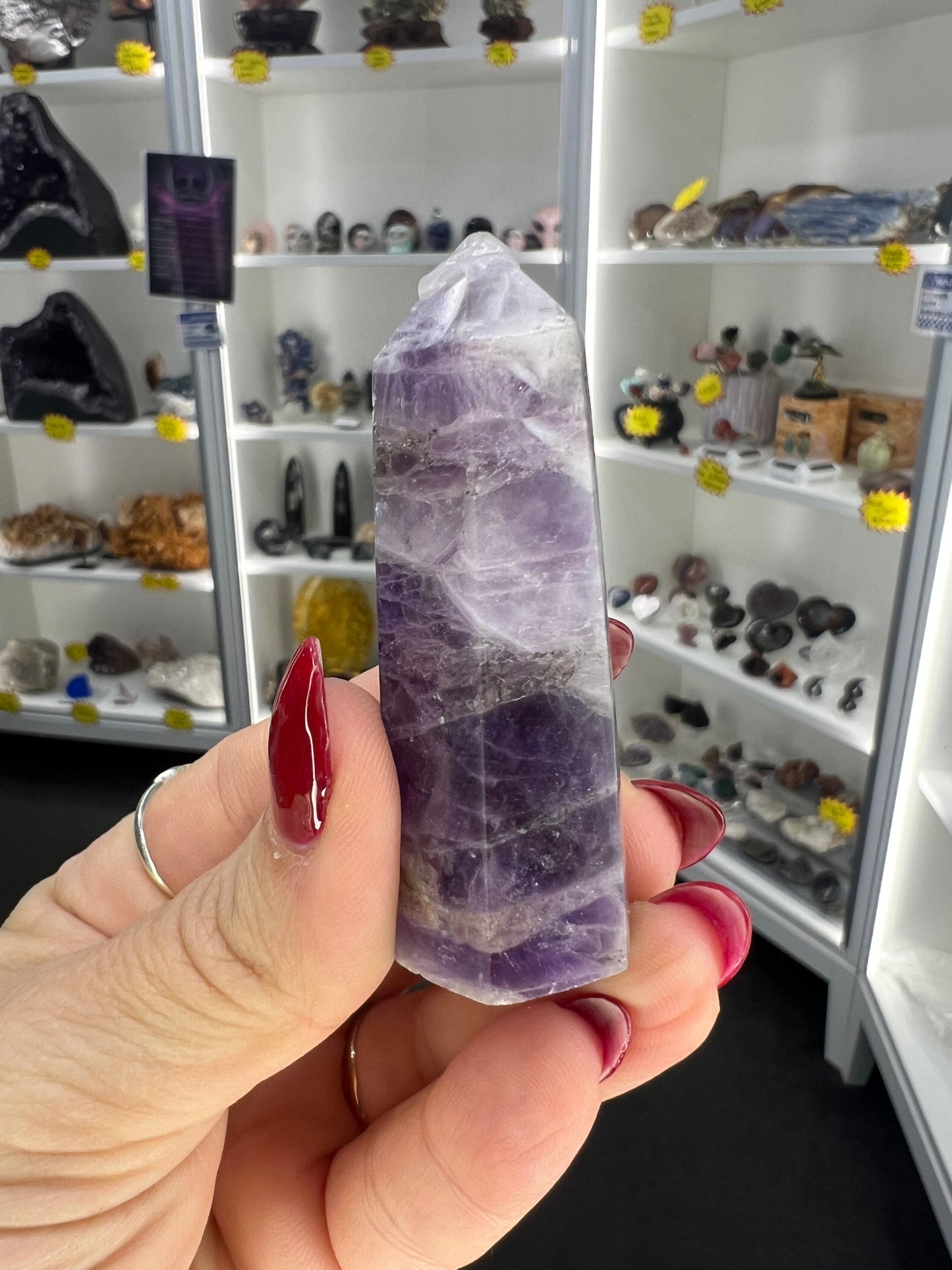 Chevron / Dream Amethyst Tower