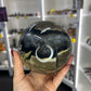Volcano Agate Sphere with Stand (UV Reactive)