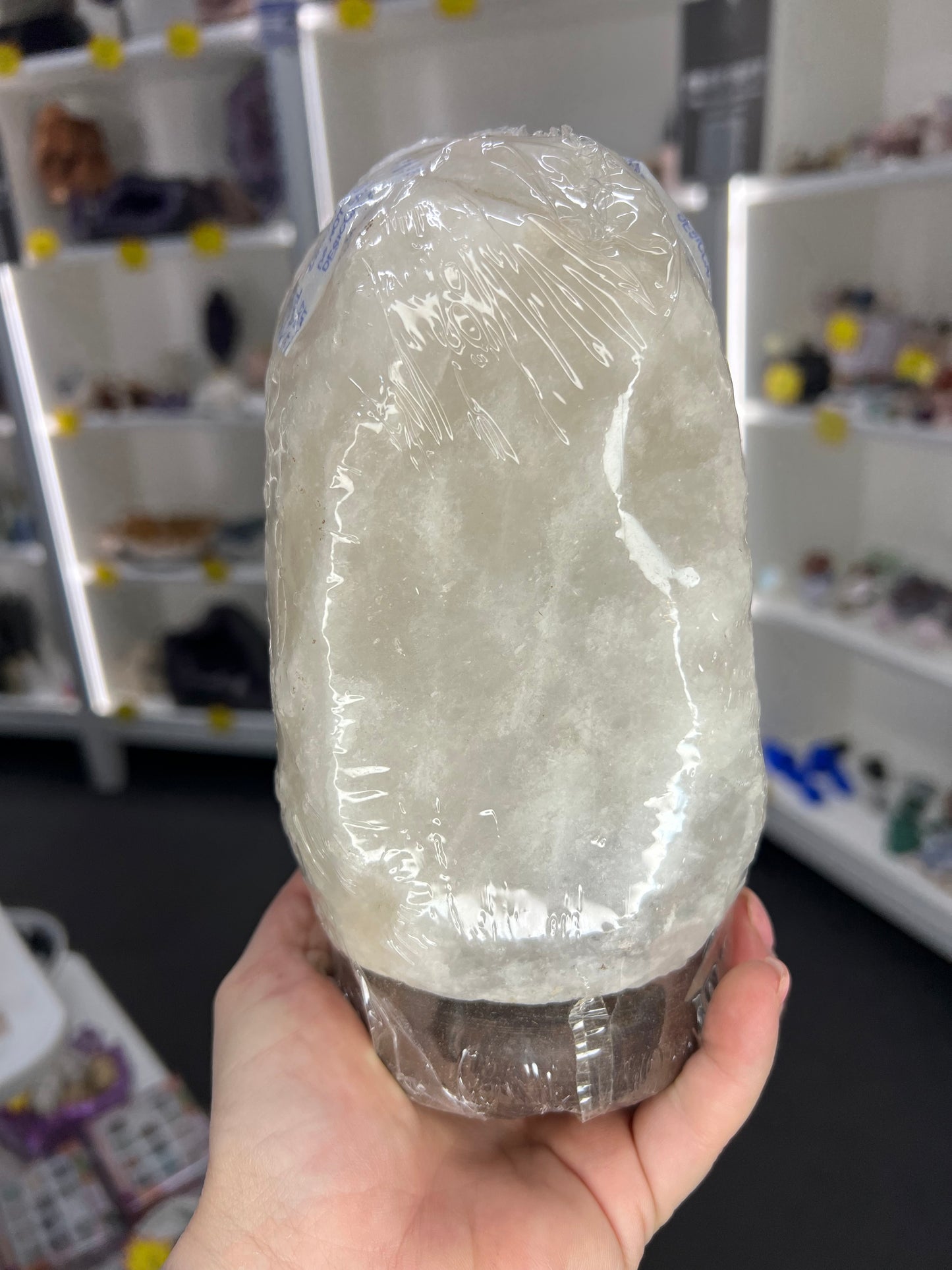 White Himalayan Salt Lamp