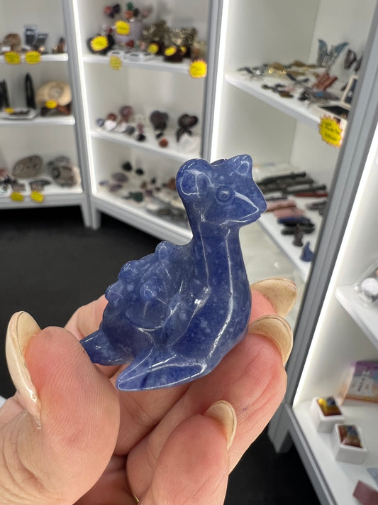 Blue Aventurine Character Carving