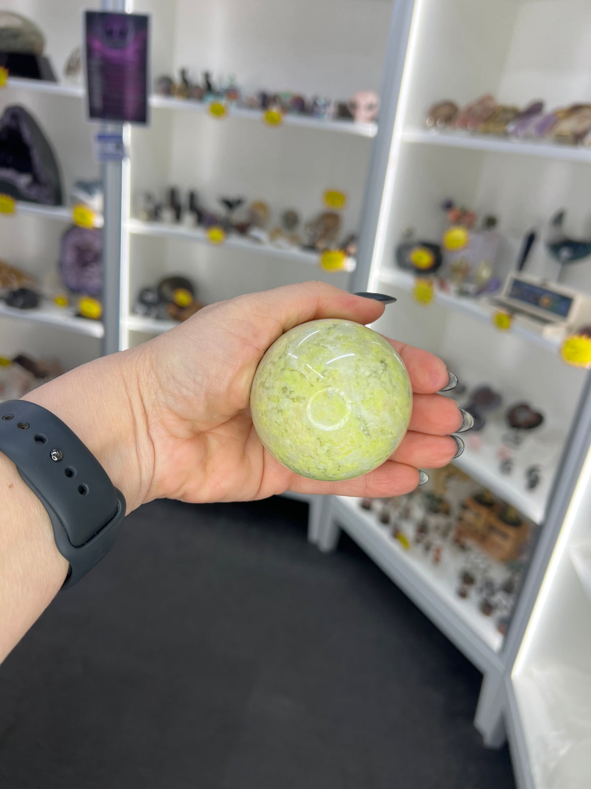 Xiu Jade Sphere on Stand