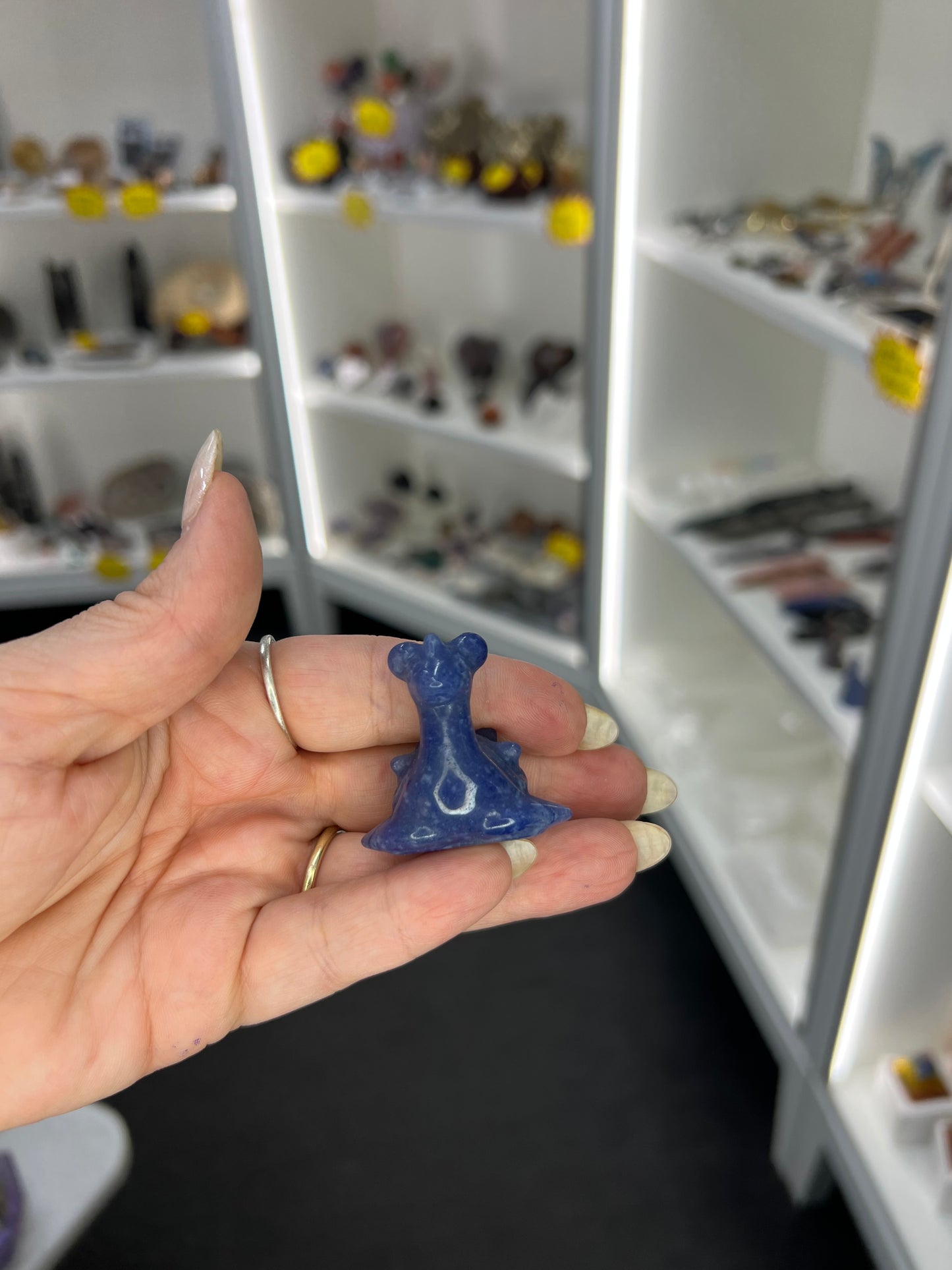 Blue Aventurine Character Carving