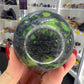 Shungite x Green Opal Sphere on Stand