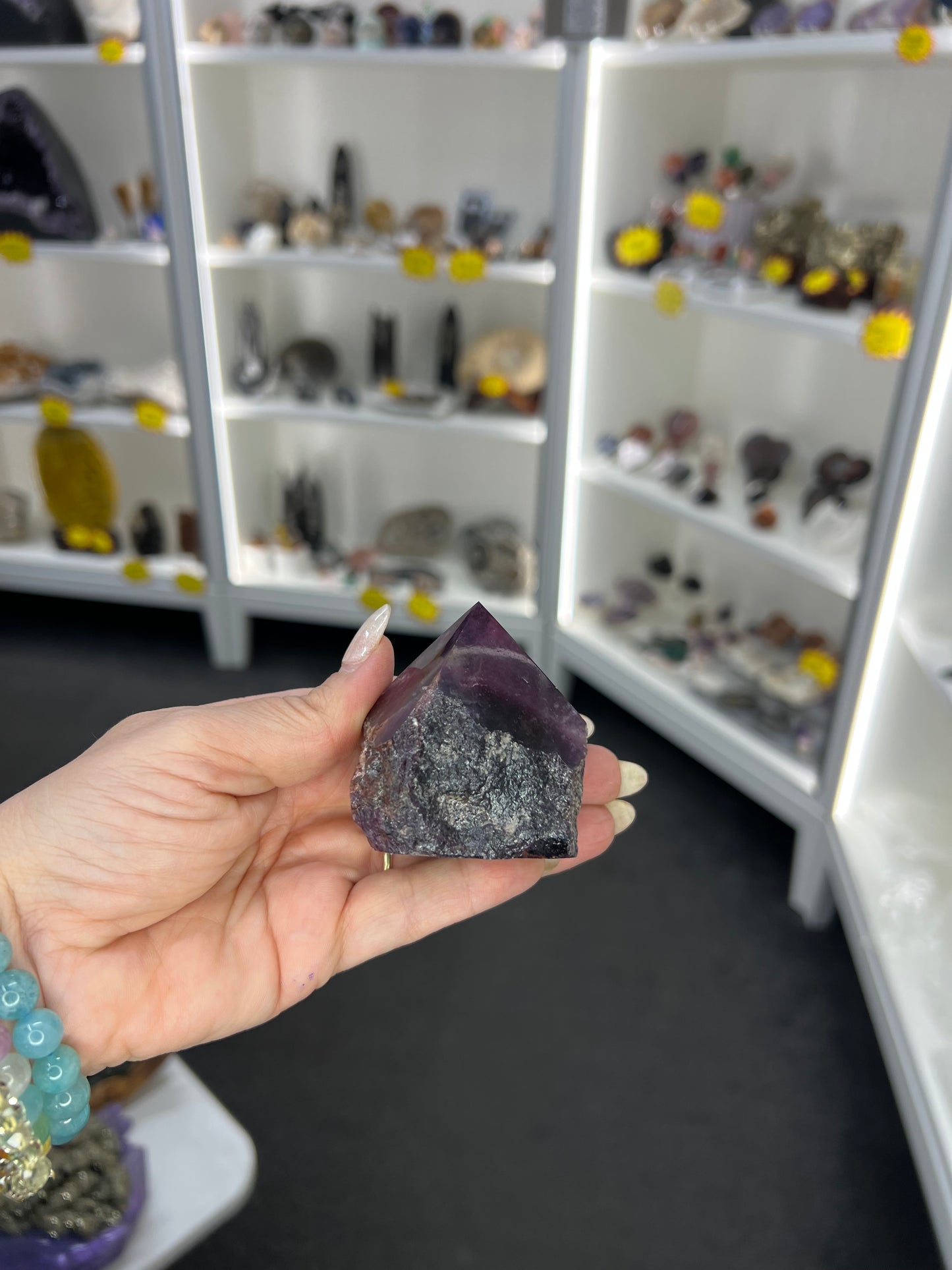 Purple Fluorite Point