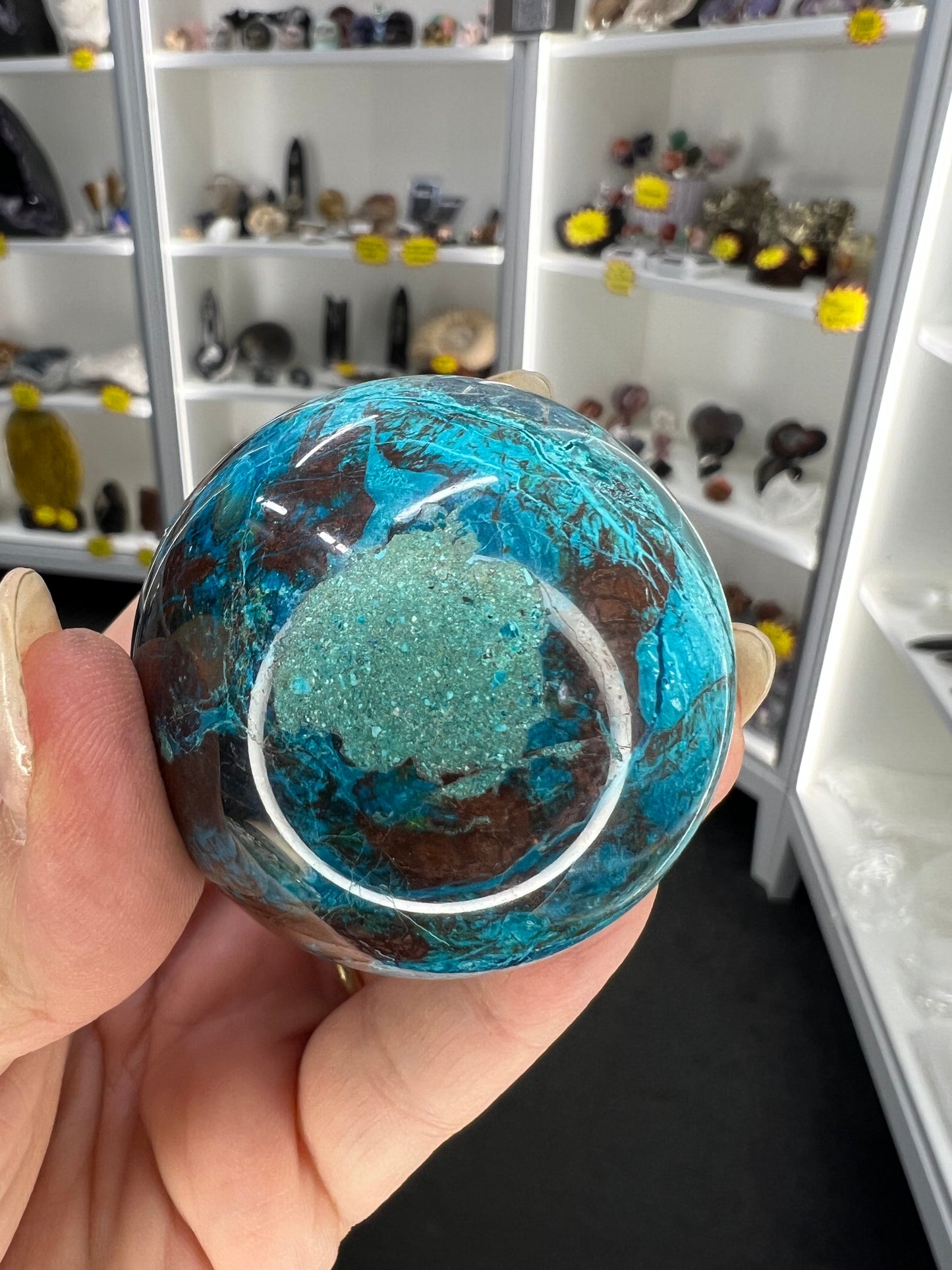 Phoenix Turquoise Sphere on Stand