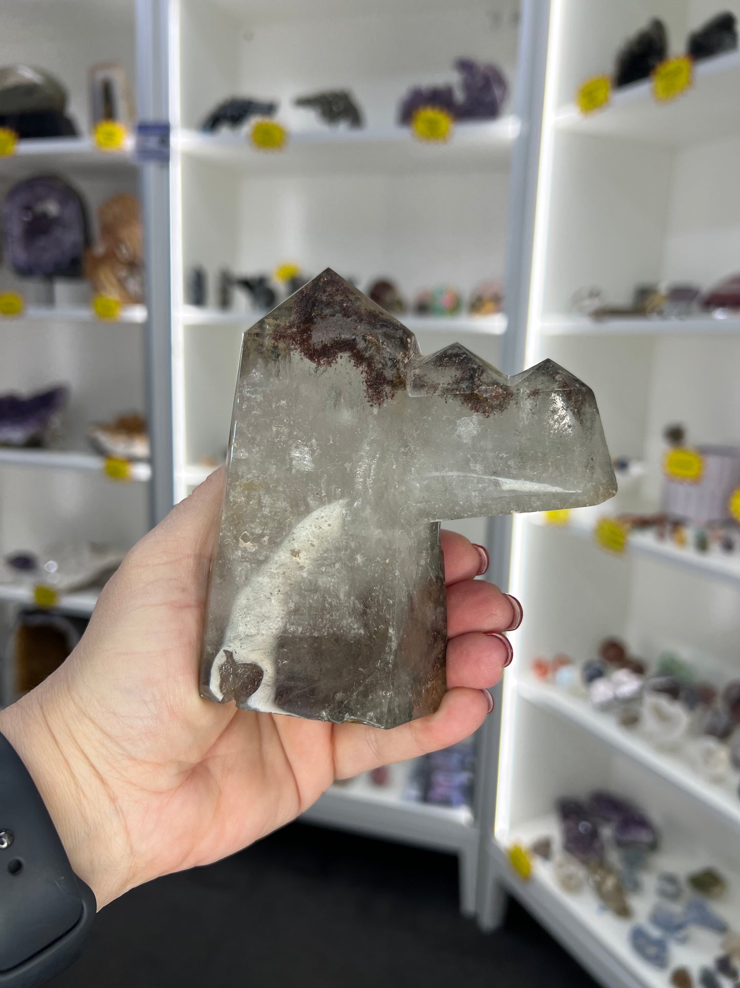 Garden Quartz Triple Point Tower