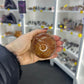 Golden Strawberry Quartz Sphere with Stand