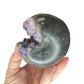 Druzy Amethyst Sphere with Stand